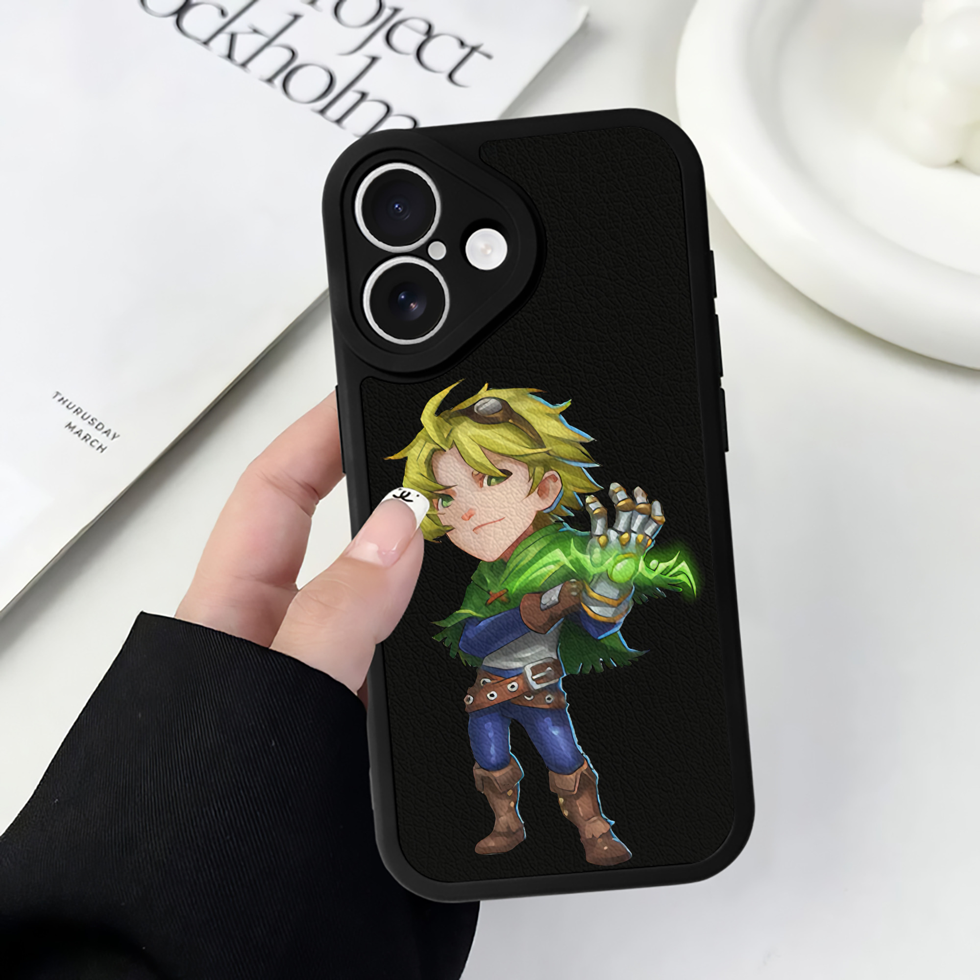 リーグ・オブ・レジェンド League of Legends LOL 【iPhone 16シリーズ対応】シリコンスマホケース（レザー調） 材質：シリコン